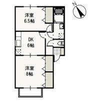 セシーズ兼基 Bの間取り画像