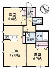 ジャルダンの間取り画像