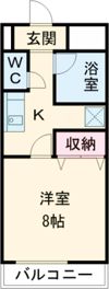 レジデンス大寛の間取り画像
