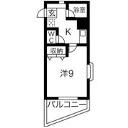 レジデンス大寛の間取り画像