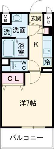 プロシード豊田の間取り画像