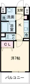 プロシード豊田の間取り画像