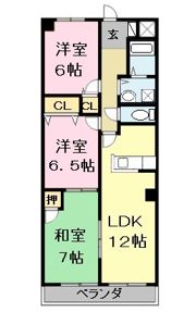 カーサ長良パークの間取り画像