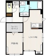 メゾンブランシュ南千田の間取り画像
