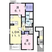 アンジュハイムⅠの間取り画像