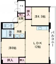 ビレッジハウス千丁1号棟の間取り画像