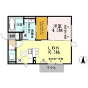 ベェルヴェルⅡの間取り画像