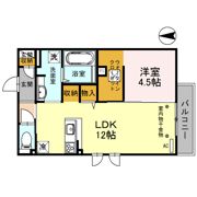 プランドール三池の間取り画像