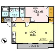 夢咲きの里 Bの間取り画像