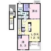 グレイスフルⅡ番館の間取り画像