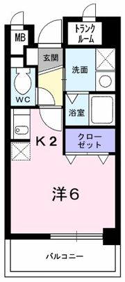 エレガンラルジュⅡの間取り画像