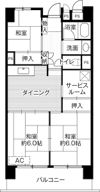 ビレッジハウス成田吾妻タワー1号棟の間取り画像