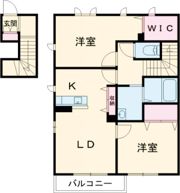 ルシール加古川の間取り画像
