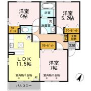 ルーチェ ソラーレ Bの間取り画像