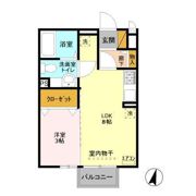 ハイデルベーレ B棟の間取り画像