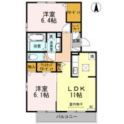 ハピネス87の間取り画像