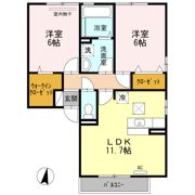 グランデージLisaの間取り画像