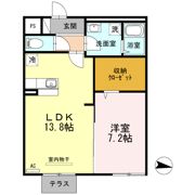 セジュール・栗林南の間取り画像