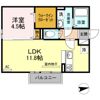 メゾンシャルム春日の間取り画像