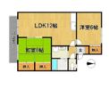 セジュール久留米インターBの間取り画像
