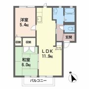 オンス 小垣内 Bの間取り画像