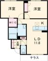 シャーメゾン アミコートの間取り画像