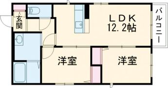 シャーメゾン吉見ノ里の間取り画像