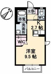 シャーメゾンnonnonの間取り画像