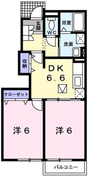 フレッサ プラードの間取り画像