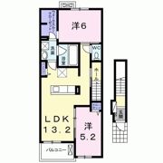 ブルージュⅡの間取り画像