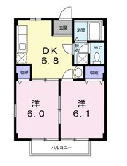 サンビレッジC棟の間取り画像