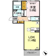 エスポワールヴィラ Aの間取り画像