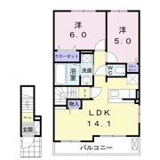 カームリー荒尾の間取り画像