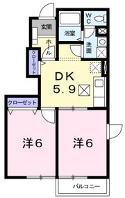 サントノーレの間取り画像