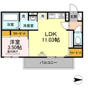 グランカーサはません A棟の間取り画像