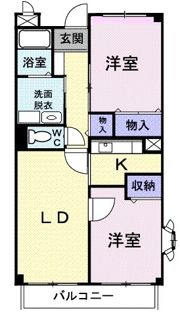 ラフィーネ美術館前の間取り画像