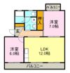 コーポハイブリッジの間取り画像