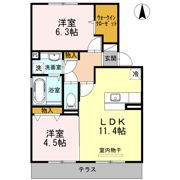 グランユニティー A棟の間取り画像