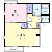 リベラ寺井 A棟の間取り画像