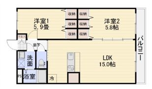 BRAIN上瓦屋NEW HOPE（旧上瓦屋ファーストマンション）の間取り画像