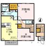 ソシア Bの間取り画像