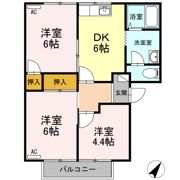 サンライズ富士 A棟の間取り画像