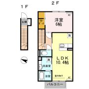 ビジュアムール A棟の間取り画像