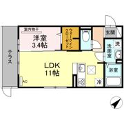 D-room心 A棟の間取り画像
