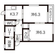 エスポワールAの間取り画像