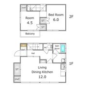 下栗町戸建の間取り画像
