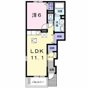 ウィッシュピュア ハナワの間取り画像