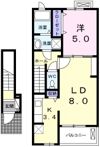 ポエム リラの間取り画像