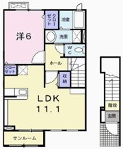 パニエ・ド・フルールⅡBの間取り画像