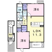 モーダフィオーレBの間取り画像